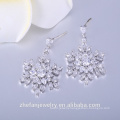 Jewelry making accessories snow flake earrings fashion jewelry for party gift